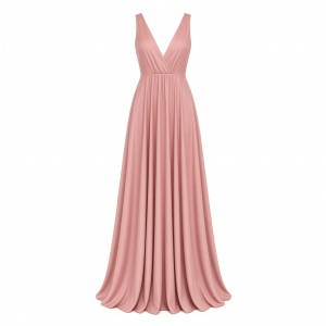 Dress the Population Women's Sidney Sleeveless Plunge Neckline Fit and Flare Maxi Dress