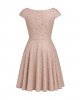 Adrianna Papell Women's Beaded Jacquard Short Dress