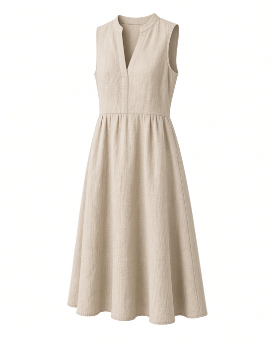 Gap Women's Sleeveless Split Neck Dress