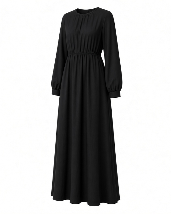 Petal & Pup Women's Neve Long Sleeve Maxi Dress - Black