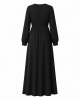 Petal & Pup Women's Neve Long Sleeve Maxi Dress - Black