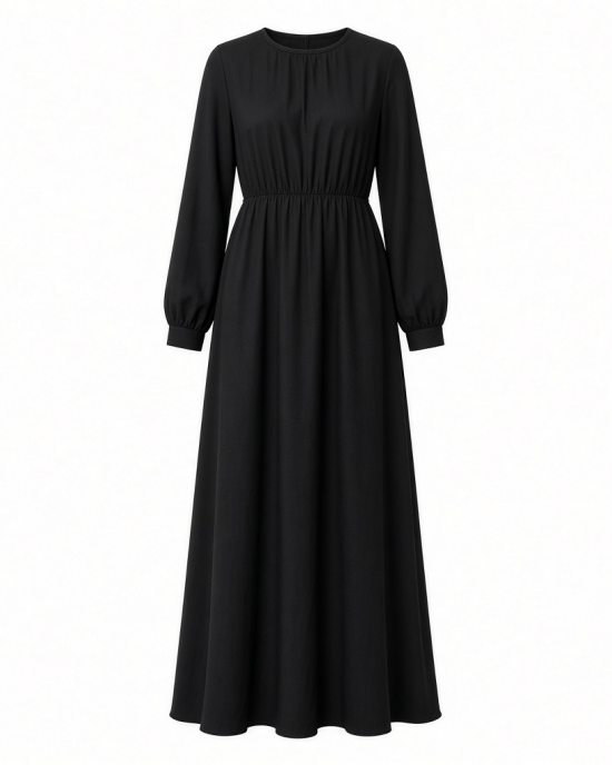 Petal & Pup Women's Neve Long Sleeve Maxi Dress - Black