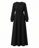 Petal & Pup Women's Neve Long Sleeve Maxi Dress - Black