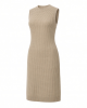 Adrianna Papell Women's Waflle Textured Sleeveless Knee Length Sweater Dress