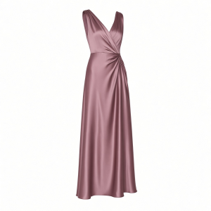 Adrianna Papell Women's Stretch Satin Long Dress