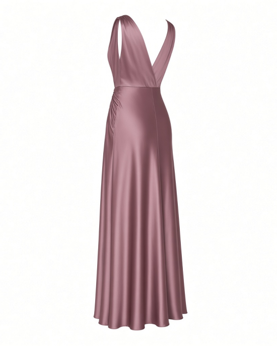 Adrianna Papell Women's Stretch Satin Long Dress