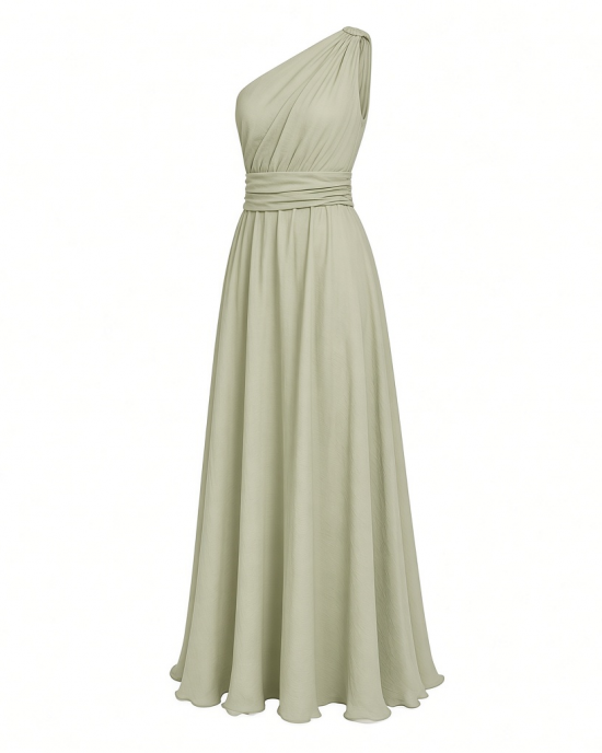 Petal & Pup Women's Nadia One Shoulder Maxi Dress