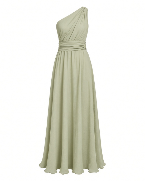 Petal & Pup Women's Nadia One Shoulder Maxi Dress