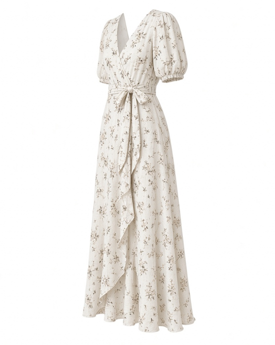 Gap Women's Tie-Front Woven Maxi Dress