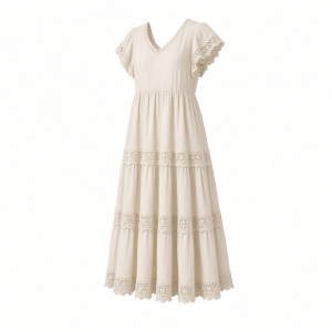 City Chic Women's Plus Size Dress - Aiza Crochet Tier Maxi