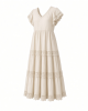 City Chic Women's Plus Size Dress - Aiza Crochet Tier Maxi