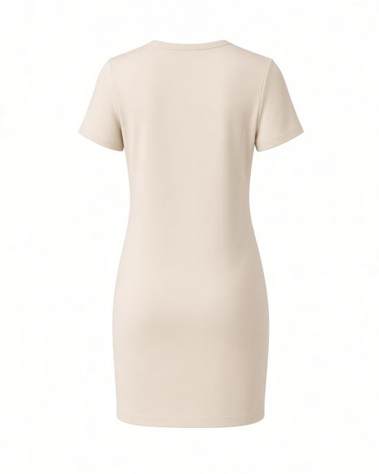 DKNY Women's Short Sleeve Mini Sheath Dress