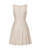 Adrianna Papell Sleeveless Floral Jacquard Drop Waist Short Dress