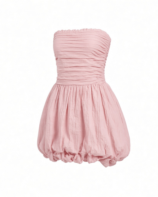 Forever 21 Women's Tube Bubble Hem Dress