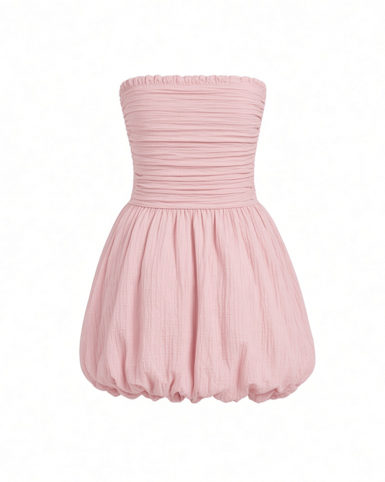 Forever 21 Women's Tube Bubble Hem Dress