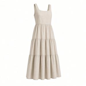 Anne Klein Women's Square Nk Classic Tiered Dress