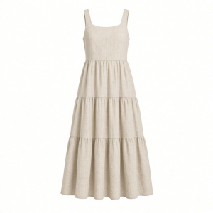 Anne Klein Women's Square Nk Classic Tiered Dress