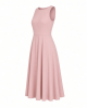 DKNY Women's Sleeveless Jewel Neck Fit and Flare Dress