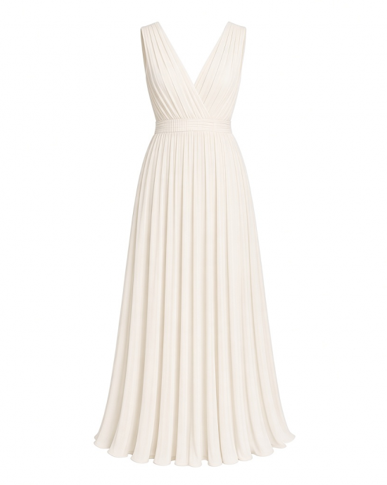 Petal & Pup Women's Achanti Pleated Maxi Dress