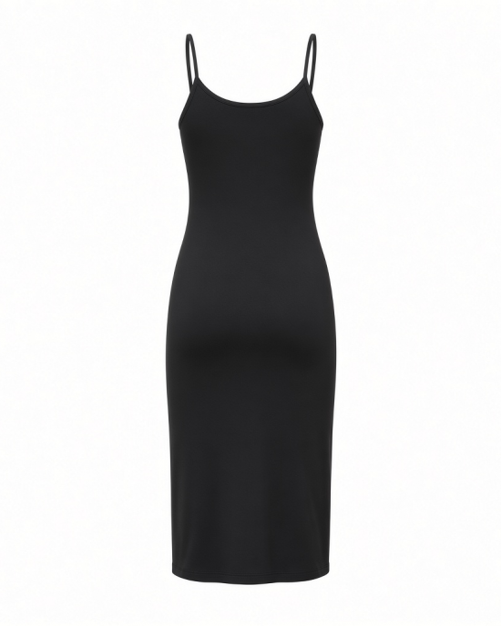 Essentials Women's Slim Fit Cotton Layering Slip Dress