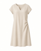 DKNY Women's Casual Notch Neck Cap Sleeve Dress