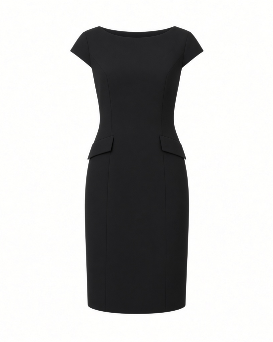 Tommy Hilfiger Women's Legacy Scuba Crepe Two Pocket Dress
