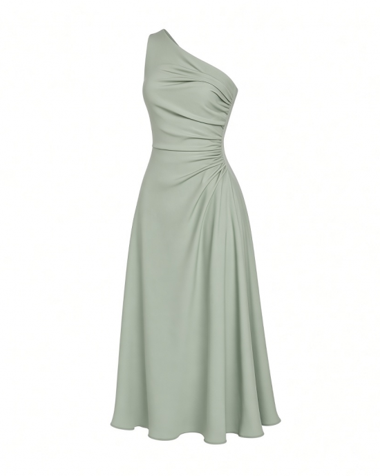 Petal & Pup Women's Cali One Shoulder Midi Dress