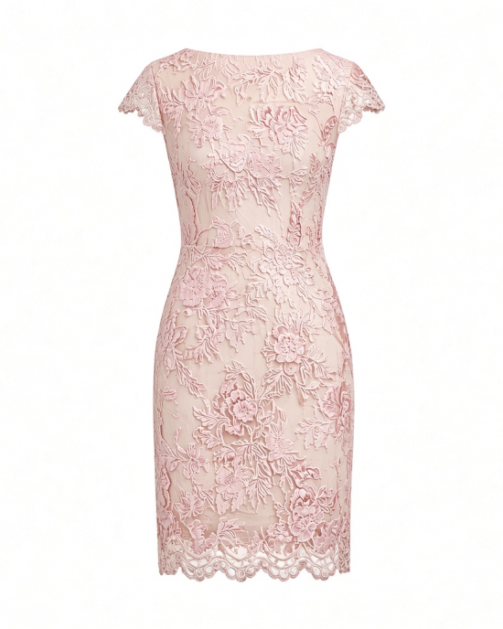 Alex Evenings Women's Short Embroidered Cocktail Dress, Wedding Guest (Petite and Regular Sizes)