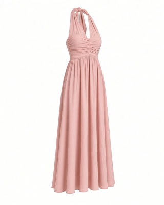 Petal & Pup Women's Caroline Maxi Halter Dress