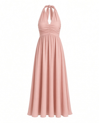 Petal & Pup Women's Caroline Maxi Halter Dress