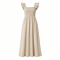 Billabong Women's Relaxed Fit Casual Smocked Top Maxi Dress