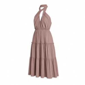 Anne Klein Women's Halter Tiered Patio Dress