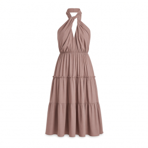 Anne Klein Women's Halter Tiered Patio Dress