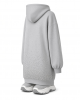 DKNY Women's Exploded Rhinestone Varsity Logo Hoodie Sneaker Dress