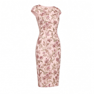 Alex Evenings Womens Short Knee Length Floral Embroidered Cocktail Sheath, Wedding Guest Dress, (Petite and Regular Sizes)