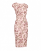Alex Evenings Womens Short Knee Length Floral Embroidered Cocktail Sheath, Wedding Guest Dress, (Petite and Regular Sizes)