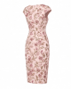 Alex Evenings Womens Short Knee Length Floral Embroidered Cocktail Sheath, Wedding Guest Dress, (Petite and Regular Sizes)