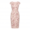 Alex Evenings Womens Short Knee Length Floral Embroidered Cocktail Sheath, Wedding Guest Dress, (Petite and Regular Sizes)