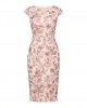 Alex Evenings Womens Short Knee Length Floral Embroidered Cocktail Sheath, Wedding Guest Dress, (Petite and Regular Sizes)