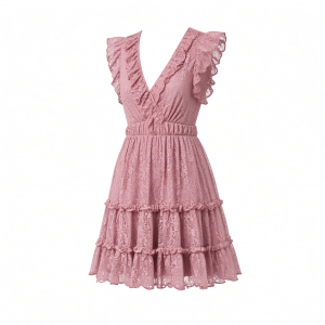 Adrianna Papell Women's Ruffle Short Dress