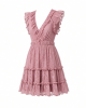 Adrianna Papell Women's Ruffle Short Dress