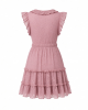 Adrianna Papell Women's Ruffle Short Dress