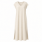 Essentials Women's Side-Slit Jersey V-Neck Maxi Length Dress