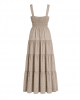 Vince Camuto Women's Geo Challis Four Tier Maxi Dress