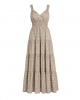 Vince Camuto Women's Geo Challis Four Tier Maxi Dress